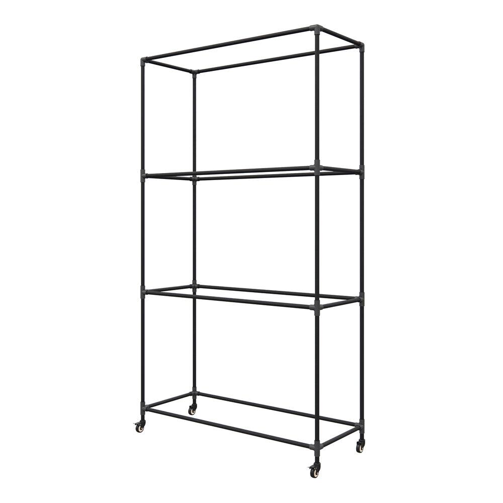 Alt View 2. Power Systems - Stability Ball Rack – Metal Freestanding Rack Holds Up to 8 Balls - Black.