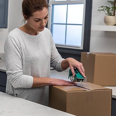 Alt View 4. Duck - Duck EZ-Start Packing Tape with Dispenser, 1.88" x 30 yds., Clear (393192/313078) - Clear.