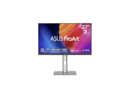ASUS - ProArt 27" QHD 144Hz IPS Monitor, USB-C, KVM, HDR400, Height Adj/Swivel/Pivot/Tilt Stand PA278CGRV - Silver