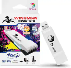Brook WINGMAN CONVERTER -O Break Immediate PS5 Response Games Brook FGC3 S 150+ Controllers PC PS5