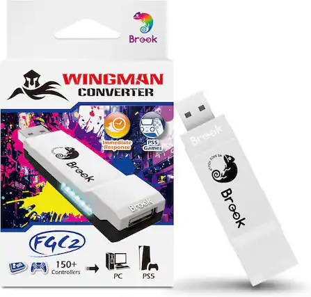 Brook WINGMAN CONVERTER -O Break Immediate PS5 Response Games Brook FGC3 S 150+ Controllers PC PS5