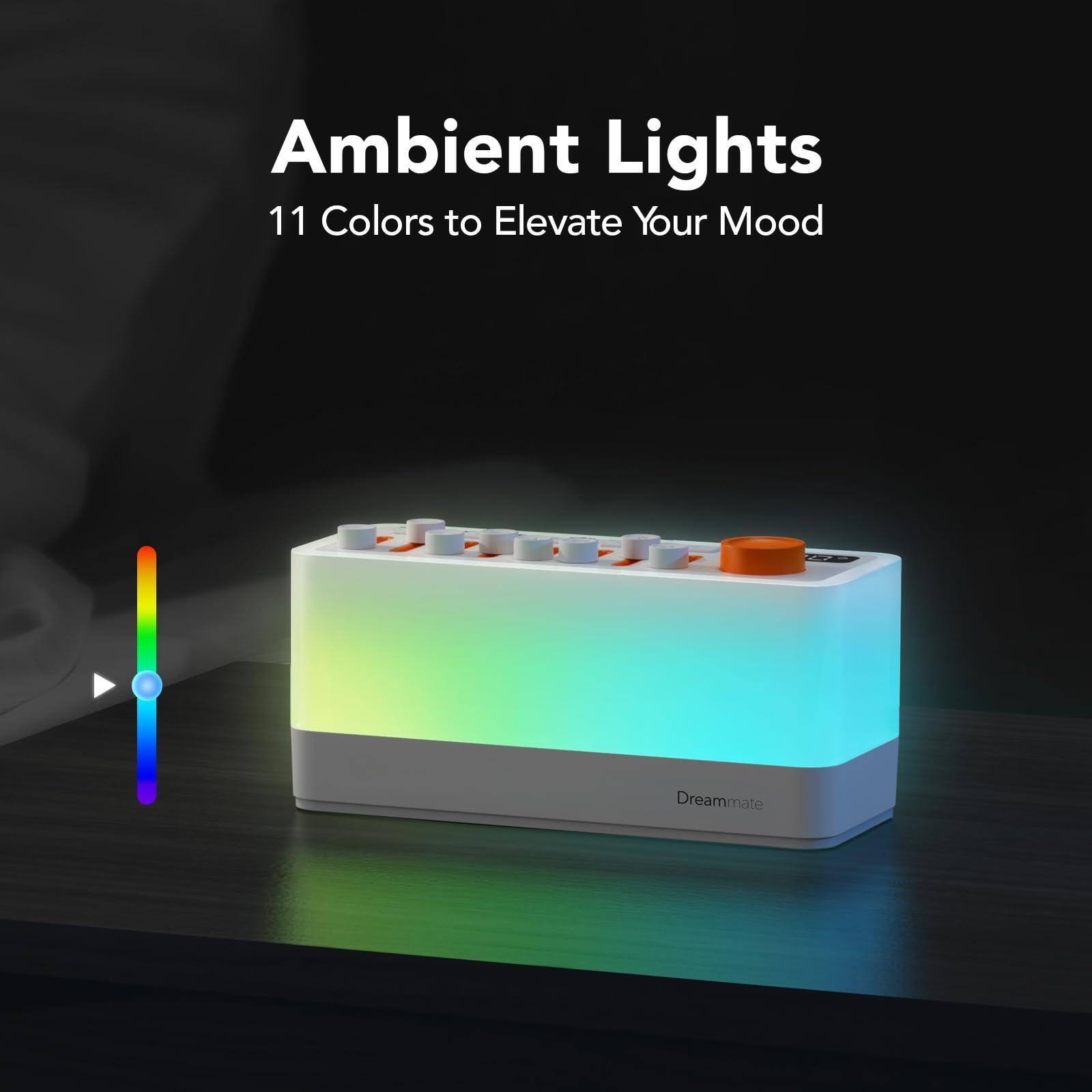 Ambient Lights  
11 Colors to Elevate Your Mood  

Dreammate
