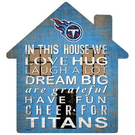 Fan Creations - Tennessee Titans 12'' Team House Sign - Multicolor