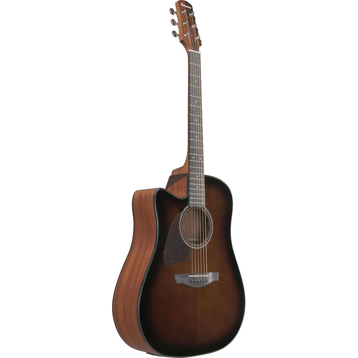 Alt View 2. Ibanez - Ibanez Advanced Acoustic Series AAD51LCE Left-Handed Acoustic Electric Guitar, Dark Violin Sunburst.
