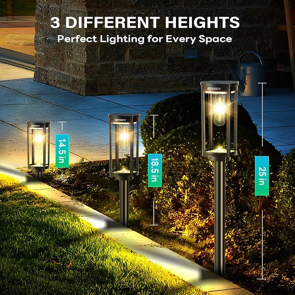 3 DIFFERENT HEIGHTS  
Perfect Lighting for Every Space  

14.5in  
18.5in  
25in