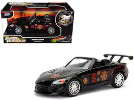 Honda S2000 Convertible Black with Graphics "25 Years of Fast & Furious" 1/32 Diecast Model Car by Jada