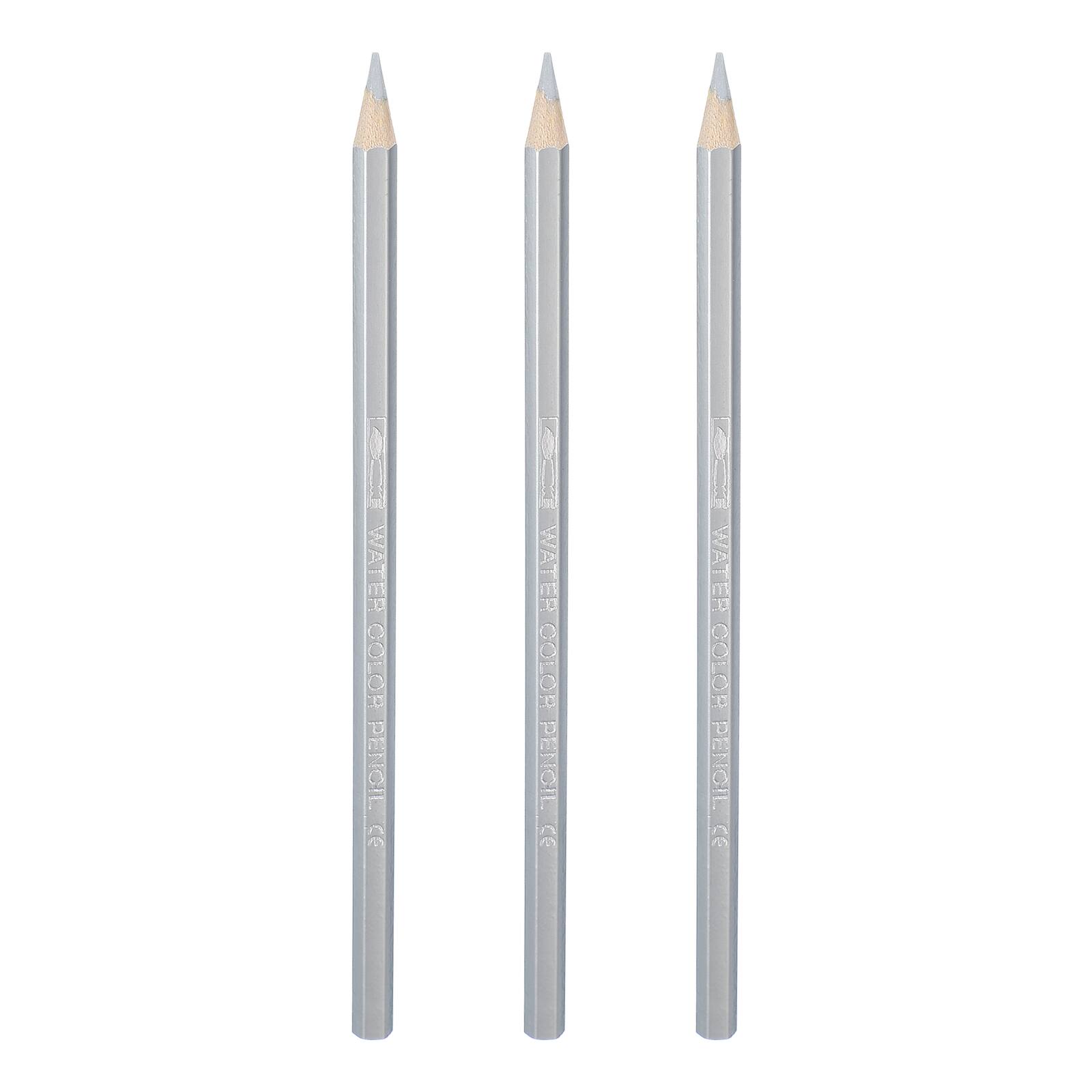 Unique Bargains - Watercolor Pencils, Color Pencil Set for Adult Coloring, Blending, 3pcs - Silver price history on PriceWatchPro