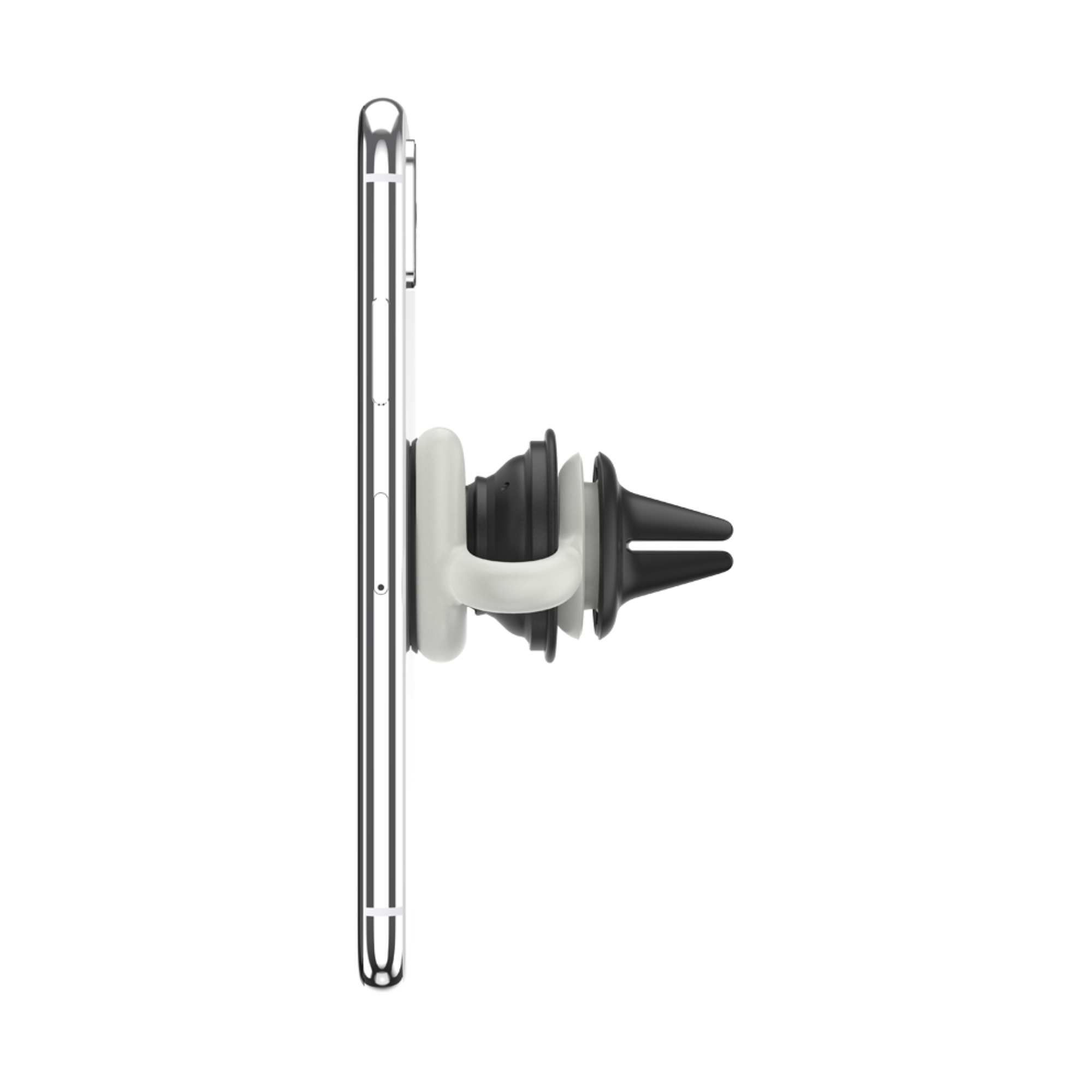 Alt View 4. PopSockets - PopMount 2 Universal Car Vent Mount for Cell Phones - White.