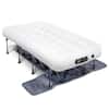 Front. Ivation - EZ-Bed Air Mattress, Twin Size Air Mattress with Built In Pump & Deflate Defender - White.