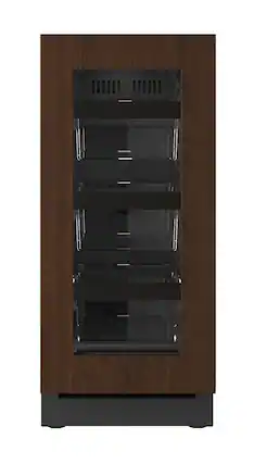 Front. U-Line - U-Line 15"W. 2.8 Cu.Ft. Built-In Compact Refrigerator - Panel Ready Frame/Glass - Integrated Frame.