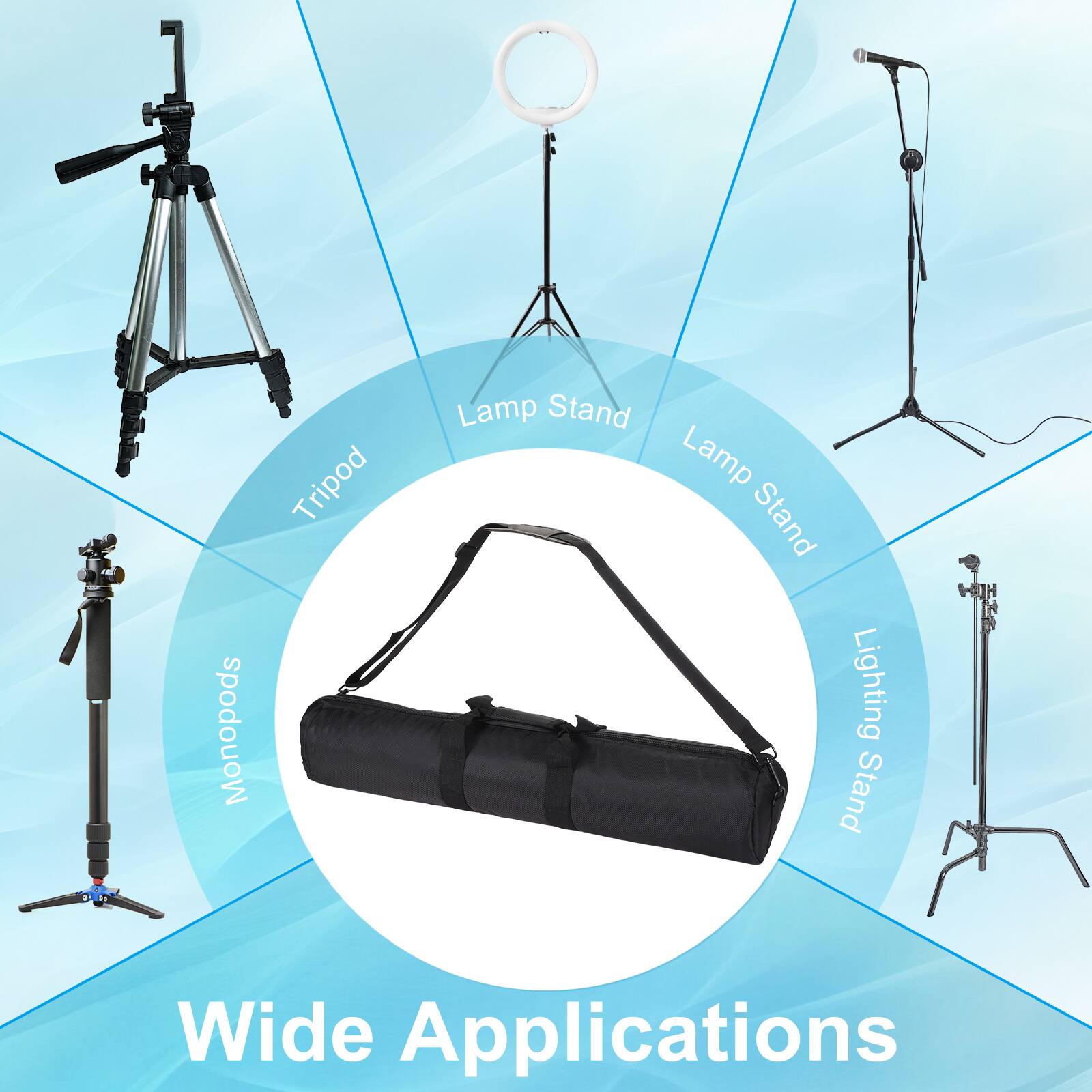Monopods, Tripod, Lamp Stand, Lighting Stand, Wide Applications