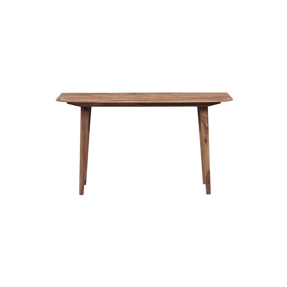 Left. Porter Designs - Fusion Solid Sheesham Wood Console Table - Natural.