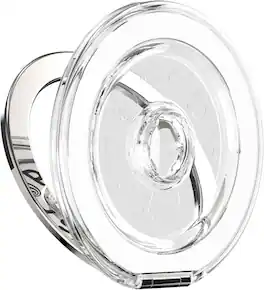 PopSockets - MagSafe Kick-Out BASE Only, Compatible Only with PopTops, Universal Magnetic Grip Base for Cell Phones - Clear