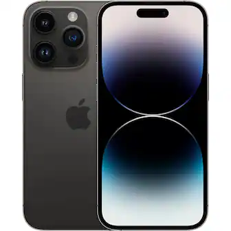 Apple - Refurbished Excellent - iPhone 14 Pro Max (A2651) 128GB 6.7-inch (2022) Space - Unlocked - Black