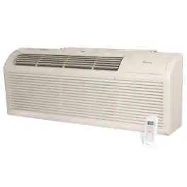 Senville - 12000 BTU PTAC with Heat Pump, 3.5kW Heater, Remote, Power Cord, R-32, Wall AC for Hotels & Apartments