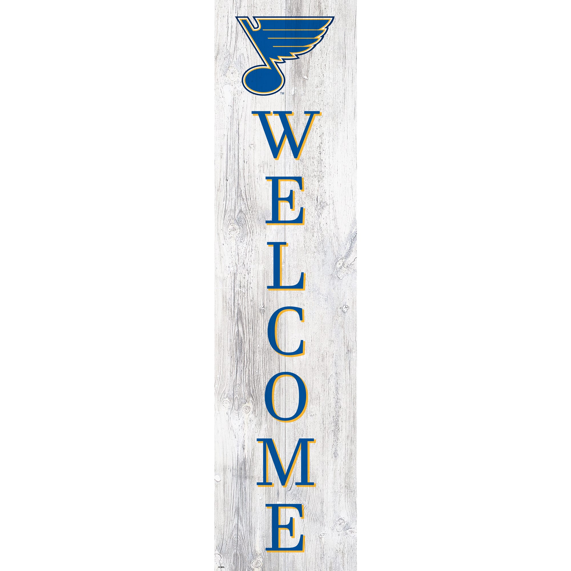 Fan Creations - St. Louis Blues 48'' Welcome Leaner - Multicolor price history on PriceWatchPro