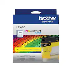 brother at your side
LC406
INKvestment TANK
1500* pages yield
rendement
rendimiento
rendimento
YELLOW / JAUNE / AMARILLO / AMARELO
HLJF1 MFC-J4335DW
MFC-J4345DW MFC-J4535DW
MFC-J5855DW MFC-J5955DW
MFC-J6555DW MFC-J6955DW
LC406 Y
INKvestment TANK