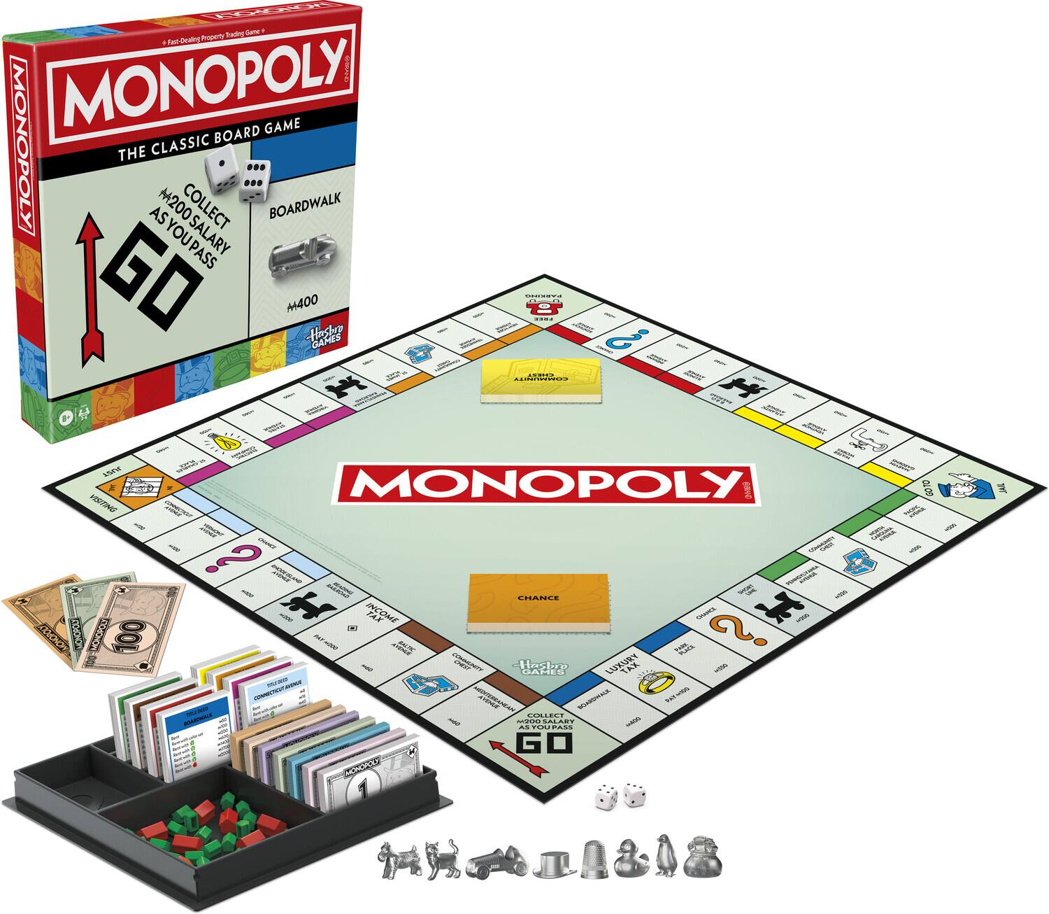 MONOPOLY  
THE CLASSIC BOARD GAME  

COLLECT AS YOU GO  
PASS GO COLLECT $200 SALARY  

BOARDWALK  
$400  

INCOME TAX  
$200  

CHANCE  

GO  

GO TO JAIL  

COMMUNITY CHEST  

LUXURY TAX  
$100  

INCOME TAX  
$200  

GO TO JAIL  

COMMUNITY CHEST  

GO TO JAIL  

INCOME TAX  
$100  

GO TO JAIL  

COMMUNITY CHEST  

GO TO JAIL  

INCOME TAX  
$200  

GO TO JAIL  

COMMUNITY CHEST  

GO TO JAIL  

INCOME TAX  
$100  

GO TO JAIL  

COMMUNITY CHEST  

GO TO JAIL  

INCOME TAX  
$200  

GO TO JAIL  

COMMUNITY CHEST  

GO TO JAIL  

INCOME TAX  
$100  

GO TO JAIL  

COMMUNITY CHEST  

GO TO JAIL  

INCOME TAX  
$200  

GO TO JAIL  

COMMUNITY CHEST  

GO TO JAIL  

INCOME TAX  
$100  

GO TO JAIL  

COMMUNITY CHE