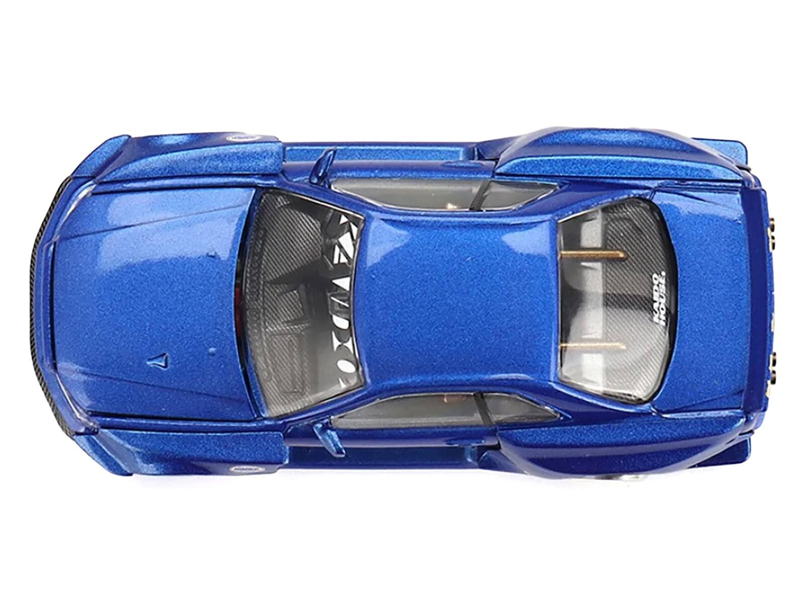 Alt View 1. Mini GT - Nissan Skyline GT-R R34 SHINJUKU V2 Aero RHD Blue Metallic Jun Imai Kaido House Special 1/64 - Blue Metallic.