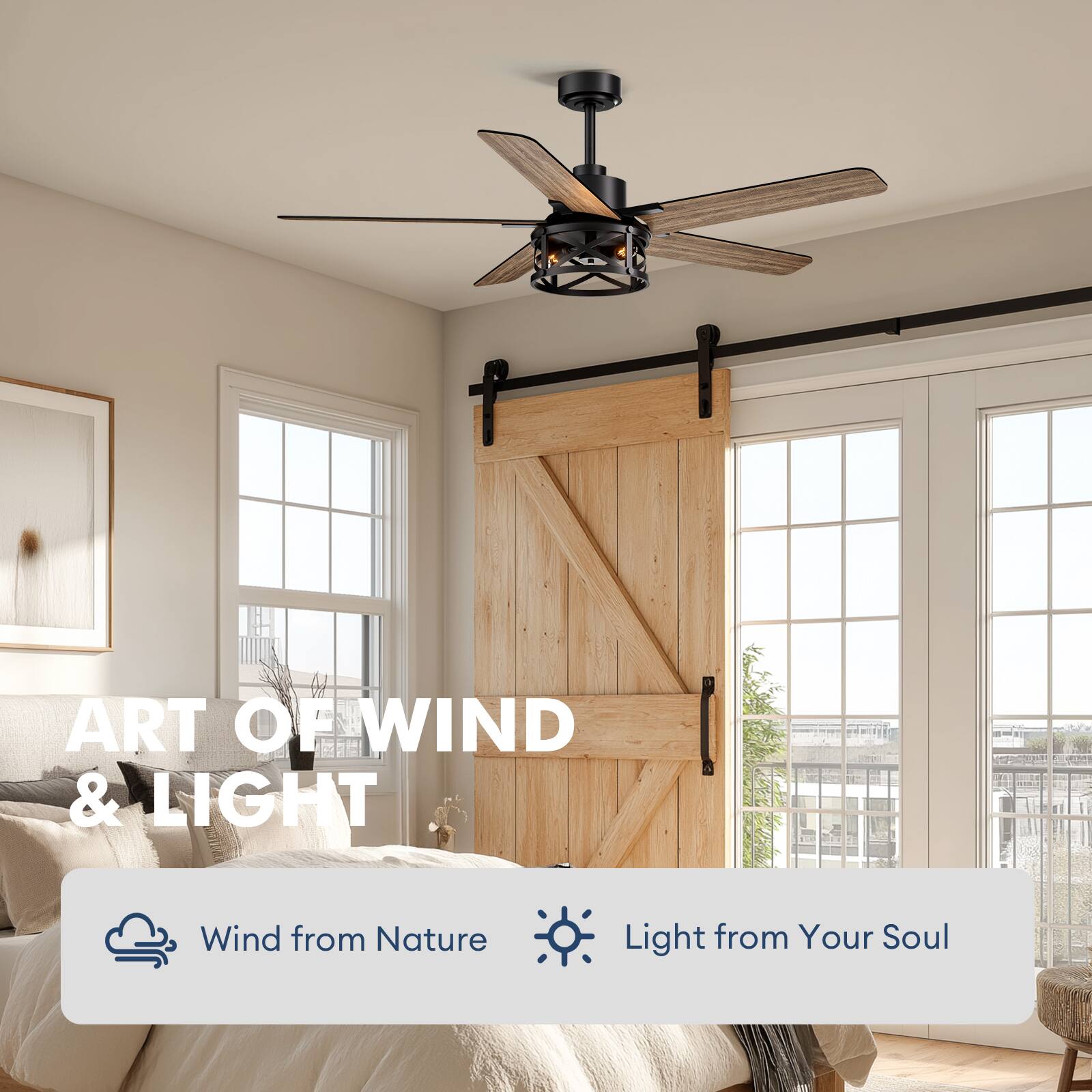 ART OF WIND & LIGHT  
Wind from Nature  
Light from Your Soul