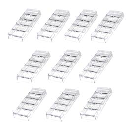 GSE Games & Sports Expert - Casino Grade Poker Chip Tray Rack for Standard Size Chips, Each Holds 100 Chips (10 Pack
