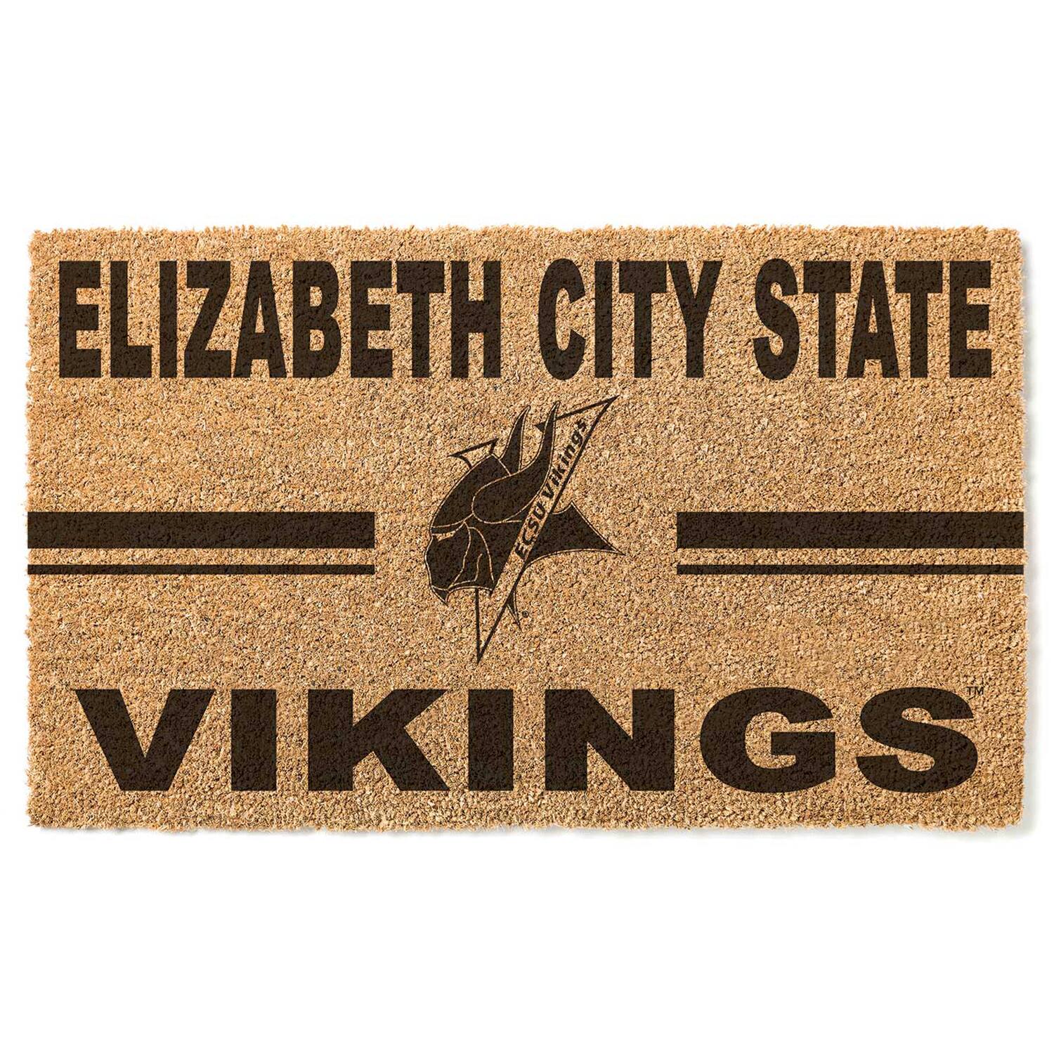 Elizabeth City State University Vikings 18" x 30" Team Logo Doormat