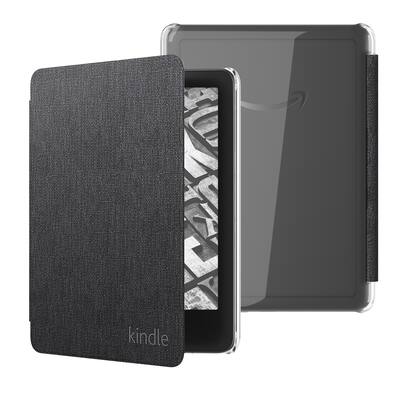 Amazon Fabric Case with Clear Back for Kindle Paperwhite (2024 Amazon Fabric Case with Clear Back for Kindle Paperwhite (2024