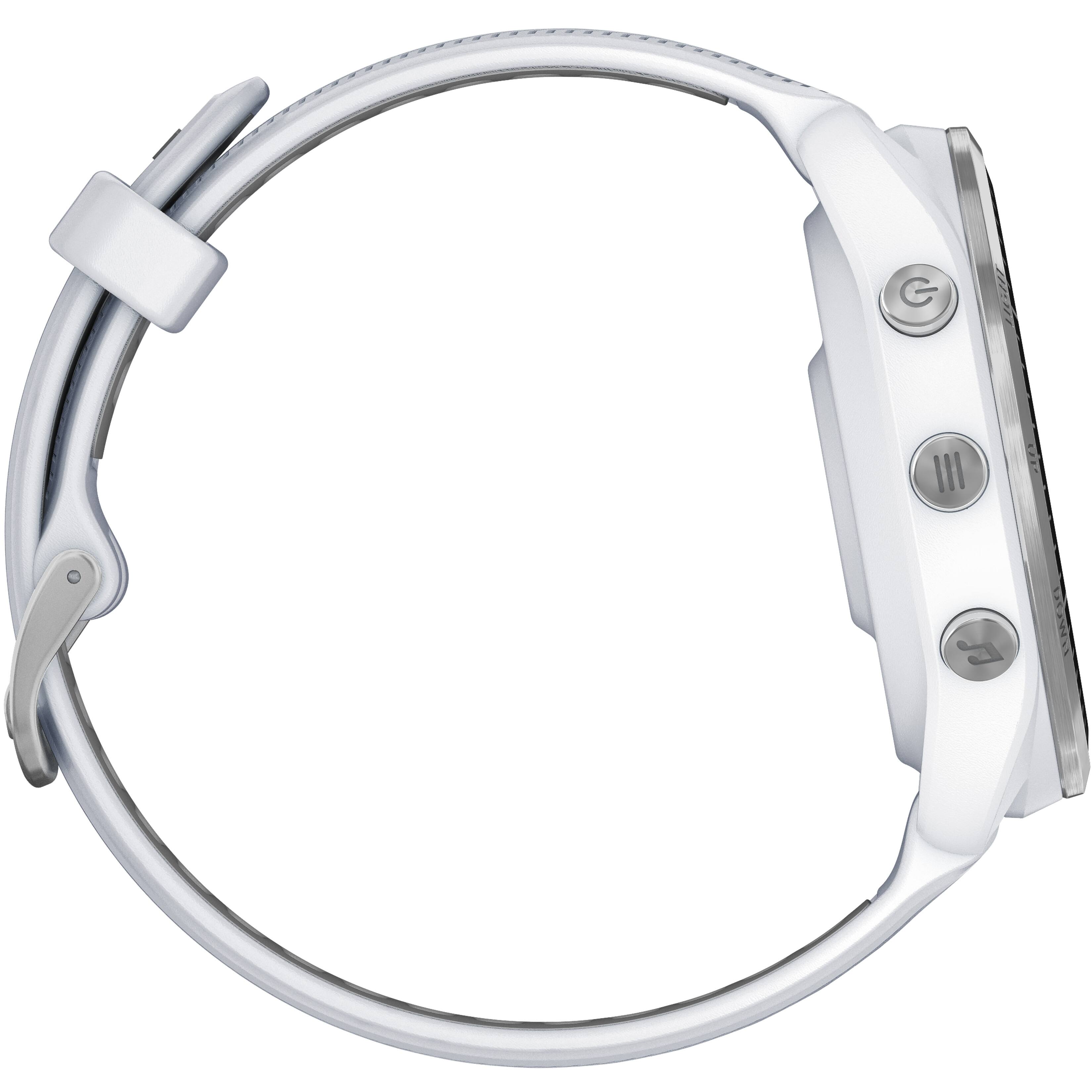 Alt View 1. Garmin - Forerunner 965 GPS Smartwatch 47 mm Fiber-reinforced polymer - Titanium/Whitestone.