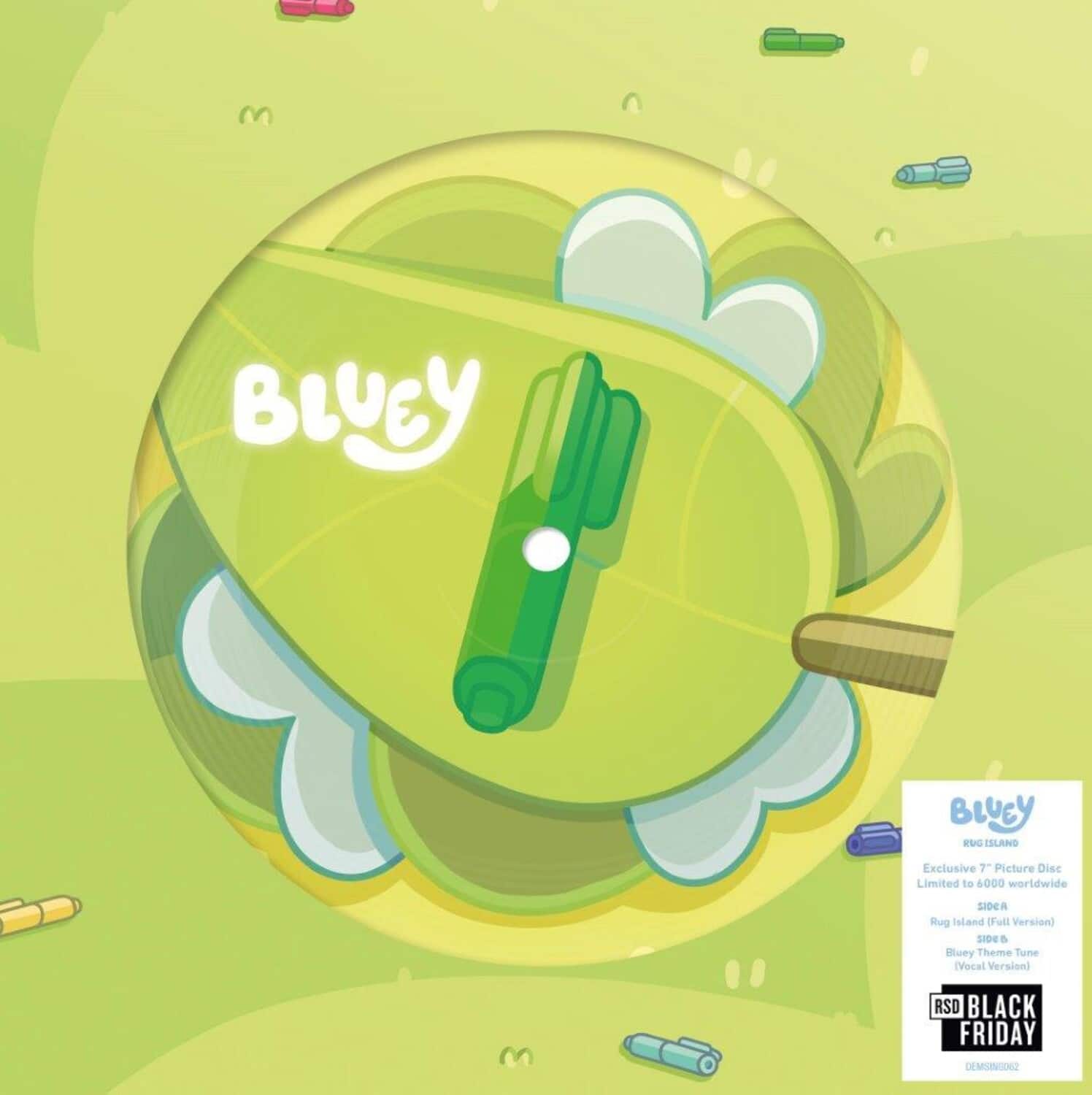 Bluey - Rug Island / Bluey Theme Tune - Limited Picture Disc 7-Inch   - 7-INCH SINGLE [7 inch Vinyl Disc]
