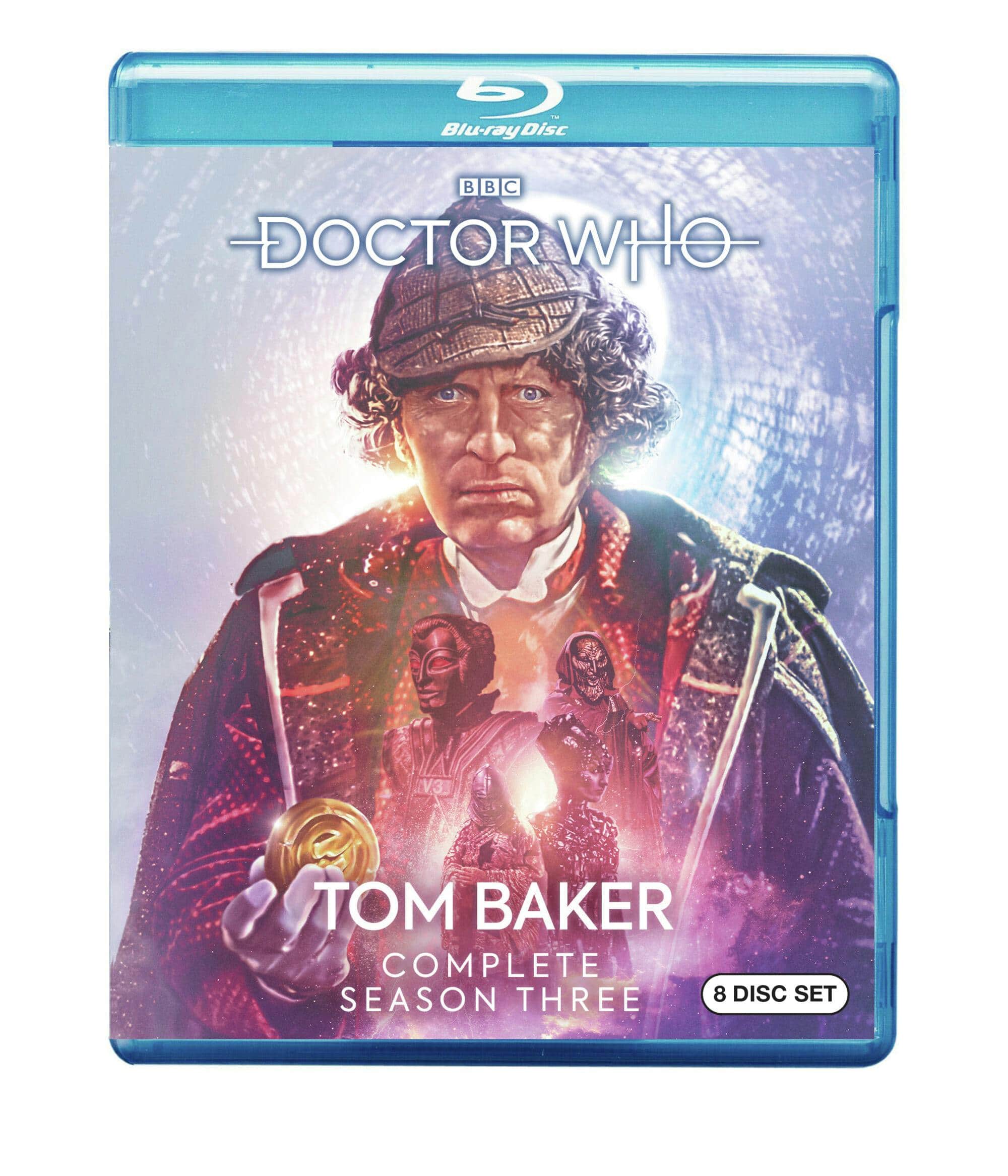 Front. Doctor Who: Tom Baker - Complete Season Three (Box Set) [Blu-ray].