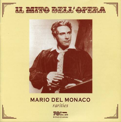 Mario del Monaco - Rarities   - COMPACT DISCS [CD]