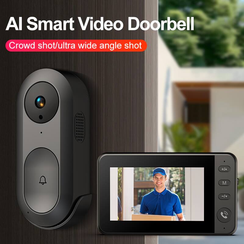 AI Smart Video Doorbell  
Crowd shot/ultra wide angle shot