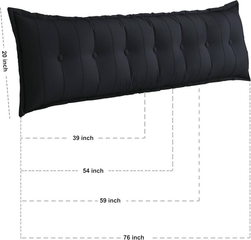 The corrected text is: 20 inch, 39 inch, 54 inch, 59 inch, 76 inch.