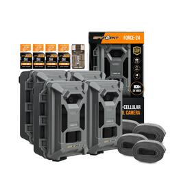 Spypoint - Force-24MP Non-Cellular 2k Video Trail Camera Bundle (Twin Pack)
