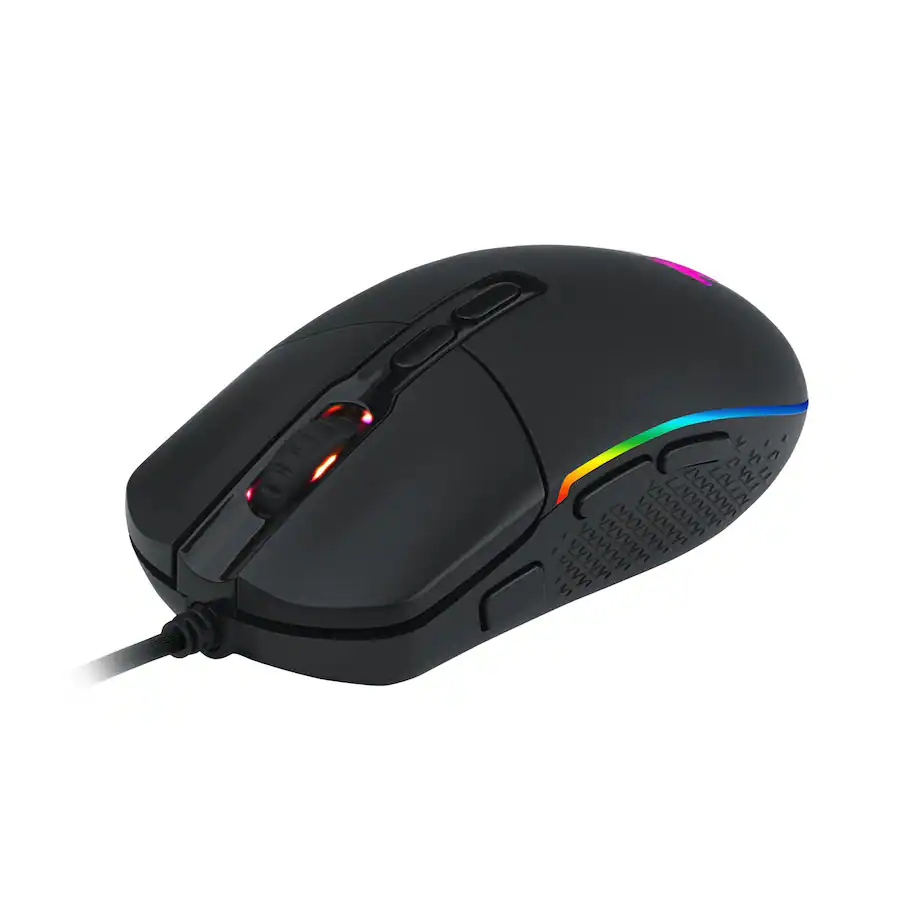 Optical Button REDRAGON M719 RGB INVADER Wired Optical Gaming Mouse, 7 Programmable ...