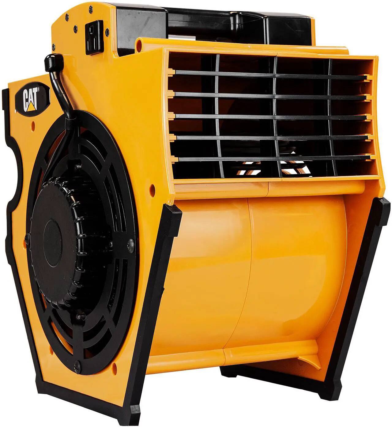 Alt View 2. Caterpillar - Caterpillar® CF-B1200-YW Fan, 1200 CFM, 4 Speed, Dual Ball Bearing, GFCI, 2 Outlets.