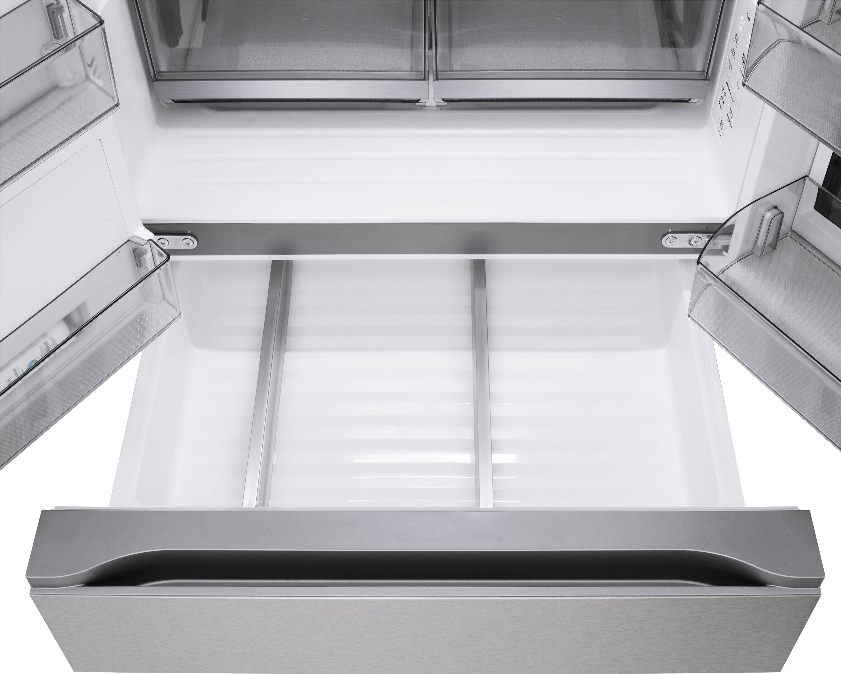 Alt View 29. LG - Standard-Depth MAX 28.6 Cu. Ft. French Door-in-Door Smart Refrigerator with Mini Craft Ice - PrintProof Stainless Steel.