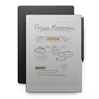 reMarkable - Paper Pro - 11.8" Paper Tablet with Marker Plus and Premium Leather Book Folio - Black - Front_Zoom