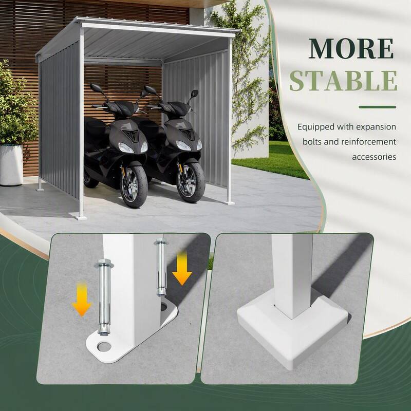 MORE STABLE  
Equipped with expansion bolts and reinforcement accessories