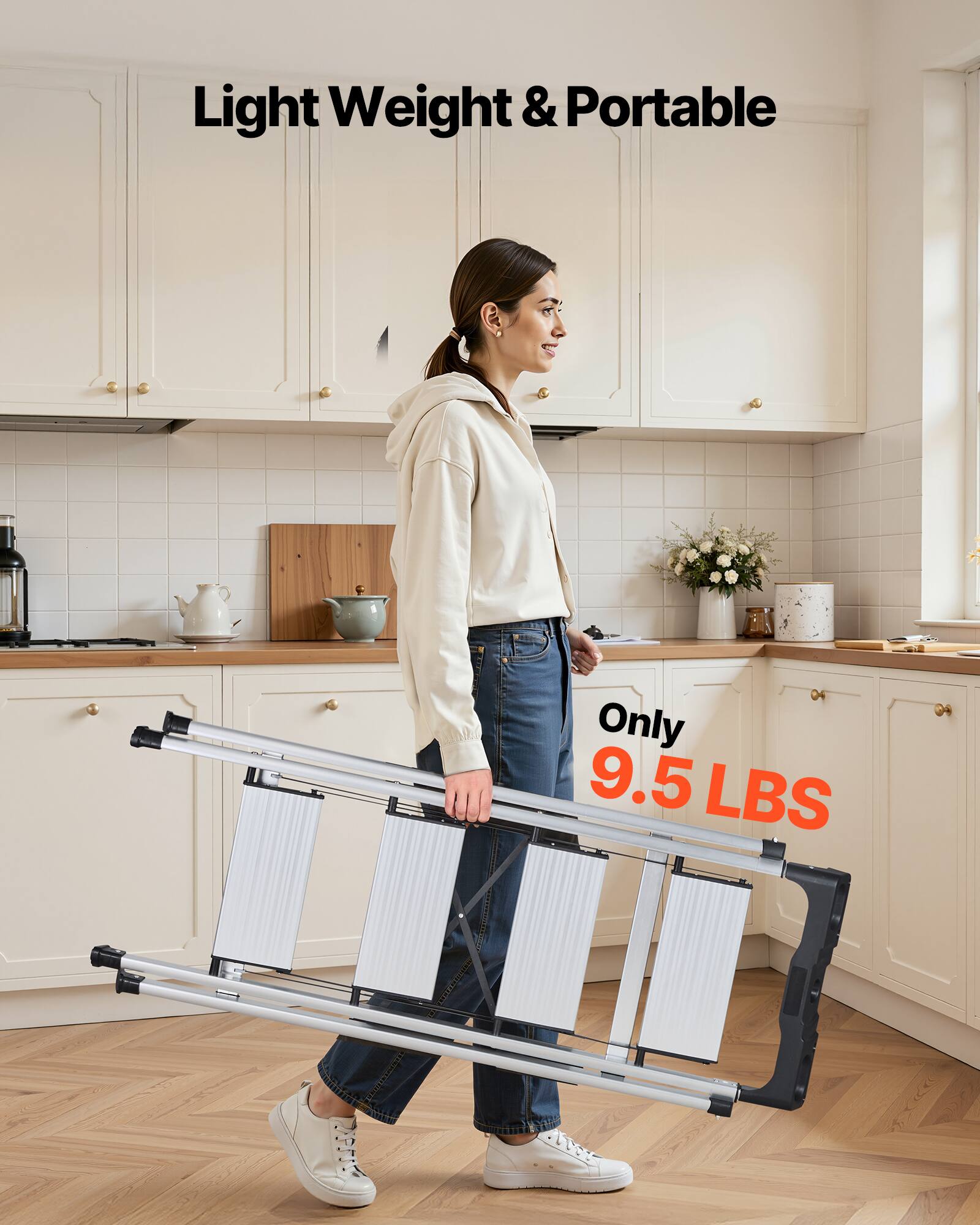 Light Weight & Portable  
Only 9.5 LBS