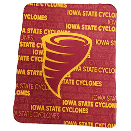 Logo Brands - Iowa State Cyclones 50" x 60" Classic Fleece Blanket - Multicolor