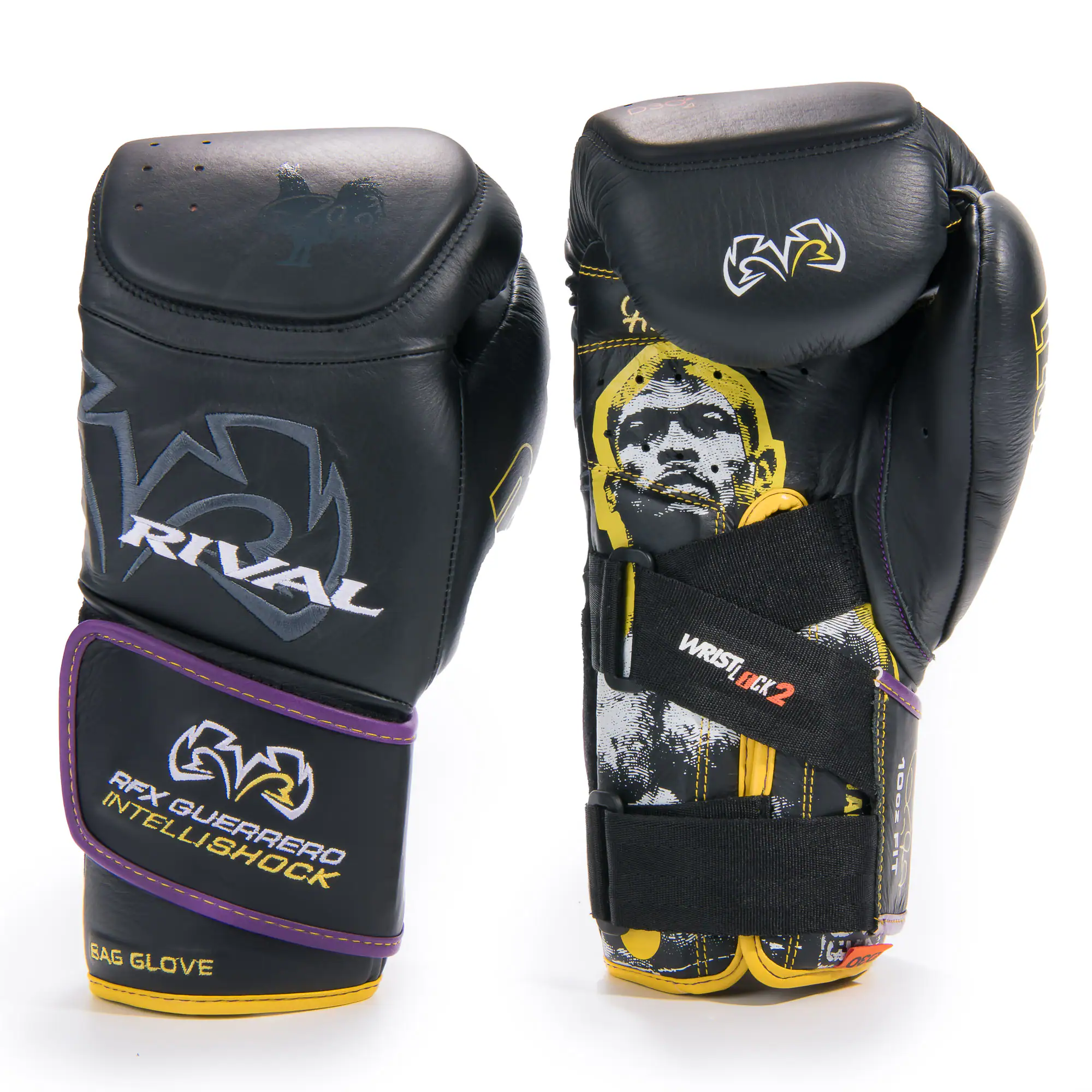 (V) RIVAL RFX GUERRERO INTELLISHOCK BAG GLOVE WRISTLOCK2 WRIST, BCK2 1005 15 | 0T