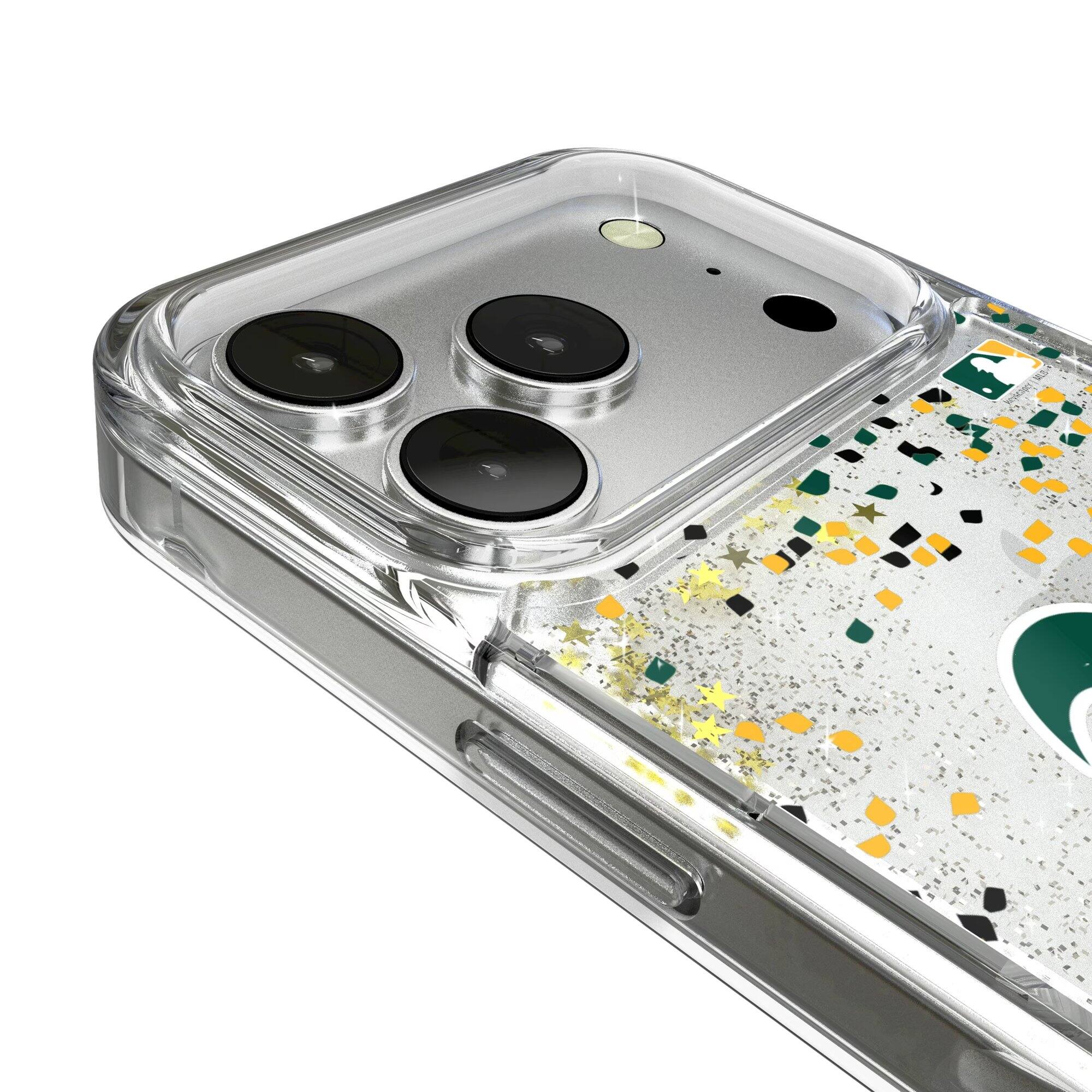 Alt View 2. Keyscaper - Athletics Glitter Confetti iPhone Case - 13 Pro Max - Multicolor.