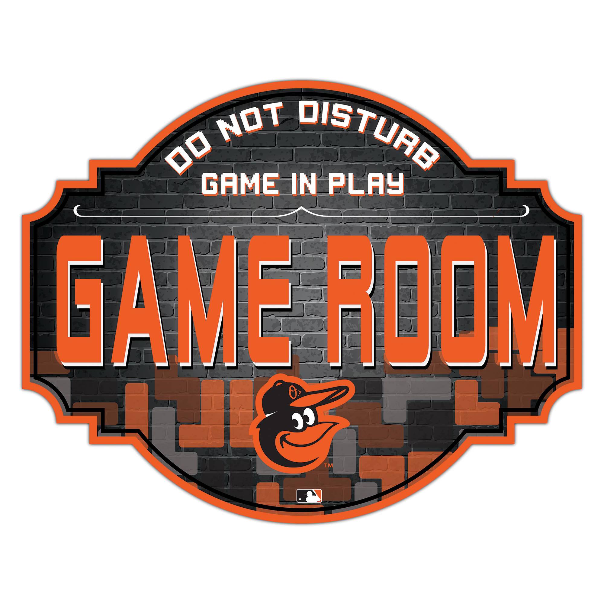 Baltimore Orioles 12'' Game Room Tavern Sign