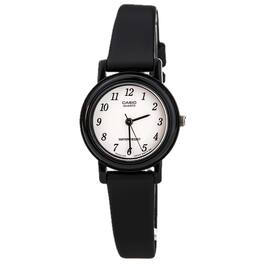 Casio - Women's Classic Analog Watch with White Dial - LQ-139B-1B - Black