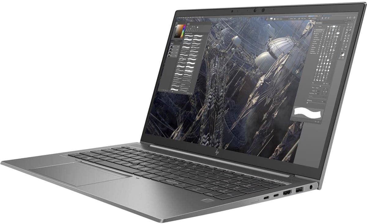 Alt View 2. HP - ZBook Firefly 14 G8 15.6" FHD IPS Intel Core i5-1135G7 2.4 GHz up to 4.2 GHz 8GB 256GB SSD Windows 11 Pro Laptop - Gray.
