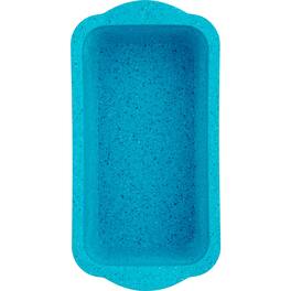 Trudeau - Structure Silicone 8.5 x 4.5 Inch Loaf Pan, Tropical Granite - Blue