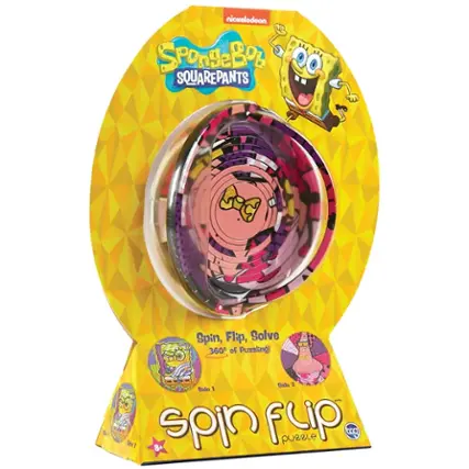 Spin Flip Spongebob Squarepants Puzzle: 360 degrees of puzzling!