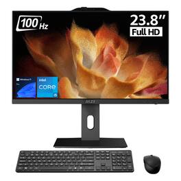 MSI - Upgraded - PRO 23.8" FHD All-in-One - Intel Core i5-14400 - 64GB RAM 4TB SSD - Wireless Keyboard & Mouse - Black