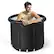 Alt View 17. Costway - Portable Ice Bath Tub Multiple Layered Foldable Freestanding Bath Tub - Black.